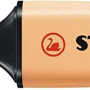 stabilo boss 70 pastel marcador fluorescente trazo entre 2 y 5mm recargable tinta con base de agua color naranja palido