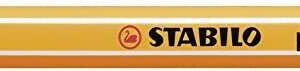 stabilo point 88 rotulador de punta fina de fibra trazo de 0.4 mm tinta con base de agua color amarillo limon