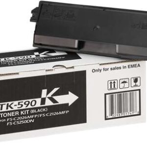 kyocera tk590 negro cartucho de toner original 1t02kv0nl0/tk590k