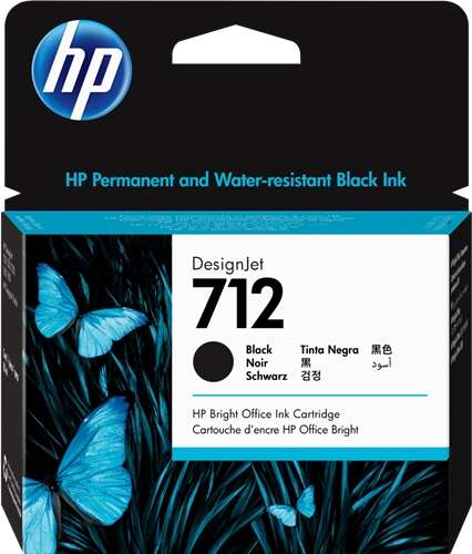hp 712xl negro cartucho de tinta original 3ed71a