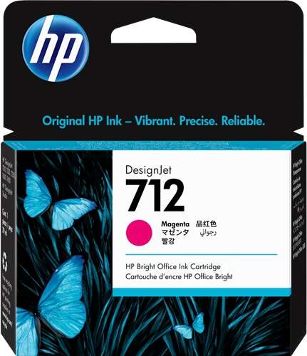 hp 712 magenta cartucho de tinta original 3ed68a