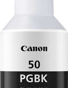 canon gi50 negro botella de tinta original gi50pgbk/3386c001