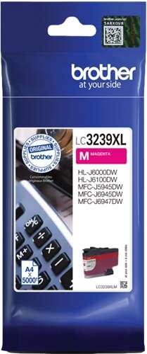 brother lc3239xl magenta cartucho de tinta original lc3239xlm
