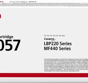 canon 057 negro cartucho de toner original 3009c002