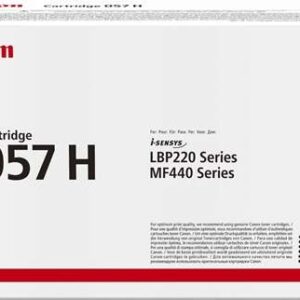 canon 057h negro cartucho de toner original 3010c002/3010c004
