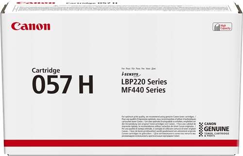 canon 057h negro cartucho de toner original 3010c002/3010c004
