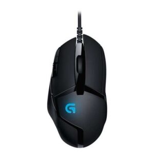 logitech g402 hyperion fury raton usb 4000dpi 7 botones programables iluminacion led uso diestro color negro