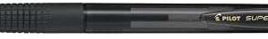 pilot boligrafo de bola retractil supergrip g punta redonda 1.0mm trazo 0.4mm tinta de aceite grip ergonomico color negro