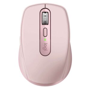 logitech mx anywhere 3 raton inalambrico usb 4000dpi 5 botones uso diestro color rosa claro