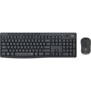 logitech mk295 pack inalambrico teclado + raton 1000dpi 3 botones teclas y botones silenciosos uso ambidiestro color negro