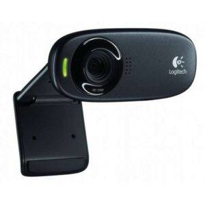 logitech c310 webcam hd 720p 5mpx usb 2.0 microfono integrado angulo de vision 60º enfoque fijo cable de 1.50 color negro