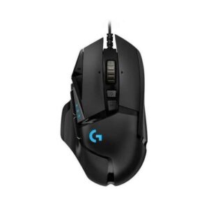 logitech g502 hero raton usb 25600dpi 11 botones programables iluminacion led uso diestro cable de 2.10m color negro