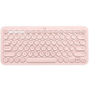 logitech k380 teclado inalambrico bluetooth hasta 3 dispositivos simultaneamente color rosa