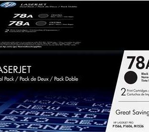 hp ce278a negro pack de 2 cartuchos de toner originales 78a