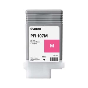 canon pfi107 magenta cartucho de tinta original pfi107m/6707b001