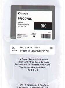 canon pfi207 negro cartucho de tinta original pfi207bk/8789b001