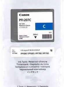 canon pfi207 cyan cartucho de tinta original pfi207c/8790b001