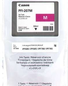 canon pfi207 magenta cartucho de tinta original pfi207m/8791b001