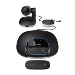 logitech group sistema de videoconferencias webcam hd 1080p usb 2.0 zoom 10x microfonos integrados enfoque automatico hasta 20 personas color negro