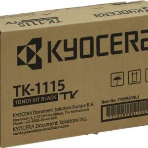 kyocera tk1115 negro cartucho de toner original 1t02m50nl0/1t02m50nl1