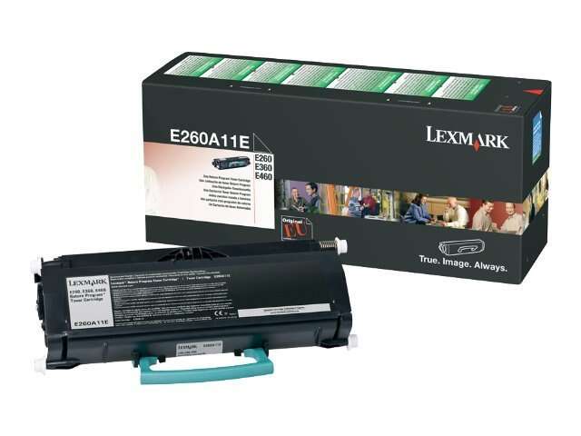 lexmark e260/e360/e460/e462 negro cartucho de toner original e260a11e