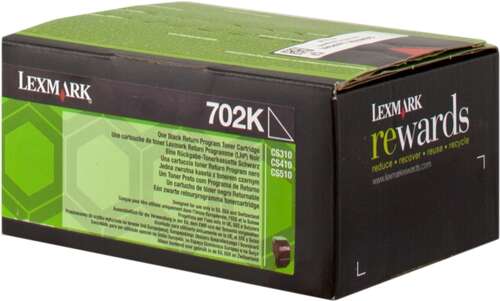 lexmark cs310/cs410/cs510 negro cartucho de toner original 70c20k0/70c20ke/702k