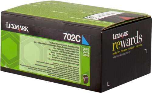 lexmark cs310/cs410/cs510 cyan cartucho de toner original 70c20c0/70c20ce/702c
