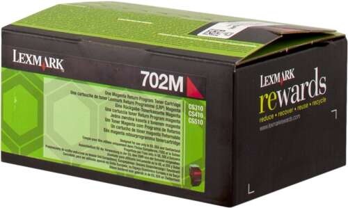 lexmark cs310/cs410/cs510 magenta cartucho de toner original 70c20m0/70c20me/702m