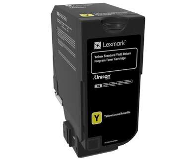 lexmark cs720/cs725/cx725 amarillo cartucho de toner original 74c2sy0