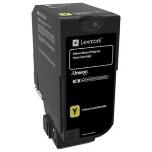 lexmark cs720/cs725/cx725 amarillo cartucho de toner original 74c20y0
