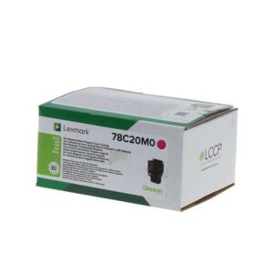 lexmark cs421/cs521/cs622/cx421/cx522/cx622/cx625 magenta cartucho de toner original 78c20m0
