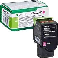 lexmark c2425/c2535/mc2425/mc2535/mc2640 magenta cartucho de toner original c242xm0