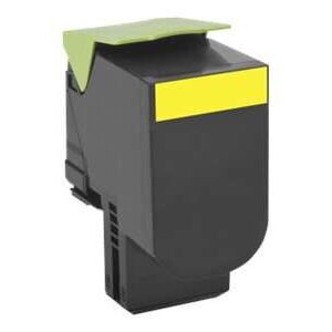 lexmark cx410/cx510 amarillo cartucho de toner original 80c2hy0/80c2hye/802hy