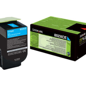 lexmark cx510 cyan cartucho de toner original 80c2xc0/80c2xce/80c0x20/802xc