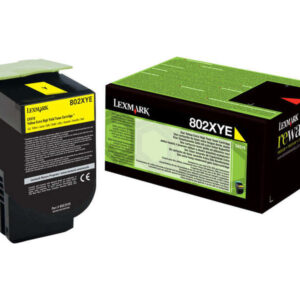 lexmark cx510 amarillo cartucho de toner original 80c2xy0/80c2xye/80c0x40/802xy