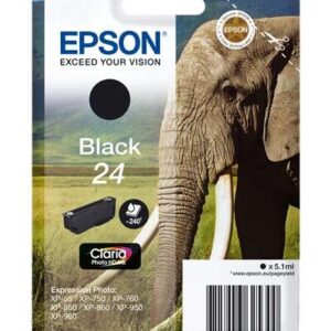 epson t2421 (24) negro cartucho de tinta original c13t24214012