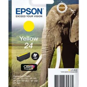 epson t2424 (24) amarillo cartucho de tinta original c13t24244012