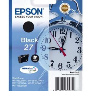 epson t2701 (27) negro cartucho de tinta original c13t27014012