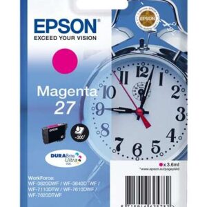 epson t2703 (27) magenta cartucho de tinta original c13t27034012