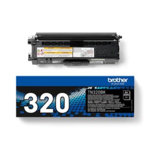 brother tn320 negro cartucho de toner original tn320bk
