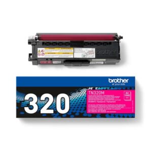 brother tn320 magenta cartucho de toner original tn320m
