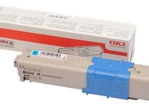 oki c332dn/mc363dn/md363dn cyan cartucho de toner original 46508715