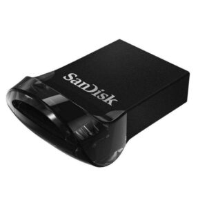 sandisk ultra fit memoria usb 64gb 3.1 gen 1 130mb/s en lectura color negro (pendrive)