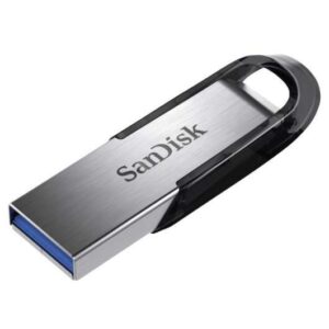sandisk ultra flair memoria usb 3.0 256gb hasta 150mb/s de transferencia diseño metalico color acero/negro (pendrive)