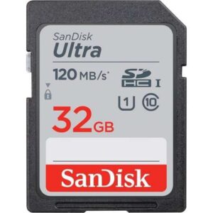 sandisk ultra tarjeta sdhc 32gb uhs i clase 10 120mb/s