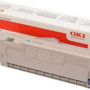 oki c612 cyan cartucho de toner original 46507507