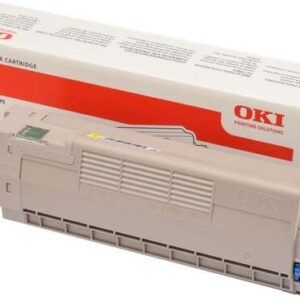 oki c612 amarillo cartucho de toner original 46507505