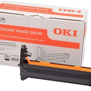 oki c612 negro tambor de imagen original 46507308 (drum)