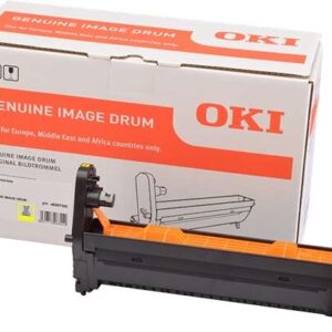 oki c612 amarillo tambor de imagen original 46507305 (drum)