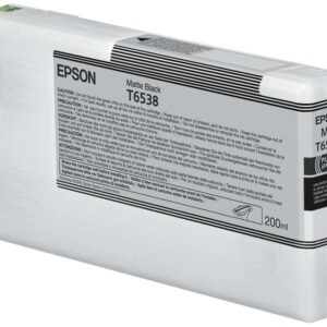 epson t6538 negro mate cartucho de tinta original c13t653800